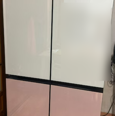[삼성] 비스포크 냉장고 4도어 875L 글램화이트&글램핑크 (RF85DB90B255) 상세 이미지 2