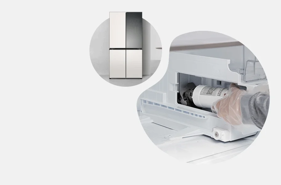 [LG]오브제컬렉션 STEM 냉장고 (매직스페이스) 860L 1등급(베이지&베이지)(H875GBB14-B_D) 상세 이미지 1