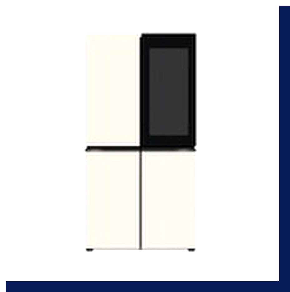 [LG] 디오스 오브제컬렉션 STEM 베이직 냉장고 Fit & Max 601L(베이지&베이지) (M626GBB05-B_D) 상세 이미지 4