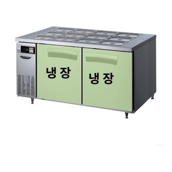 CI_[라셀르] 간냉식 반찬 테이블 냉장고 336L (올스텐) (LTB-1524R) 상세 이미지 6