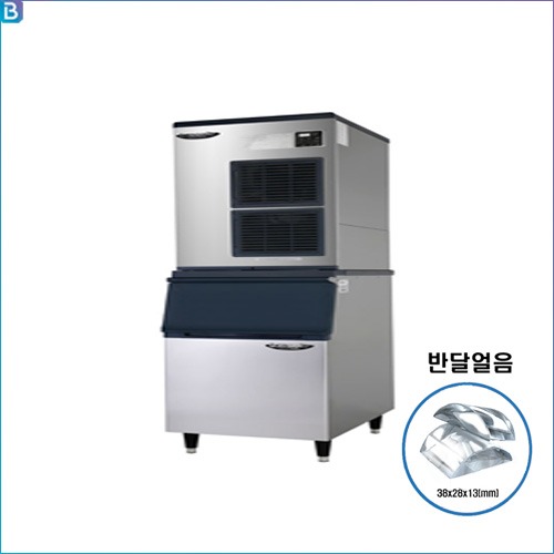 CI_[라셀르] 공랭식 반달얼음 제빙기 331Kg+저장통 140빈 (모듈러형) (LIM-335A) 상세 이미지 1