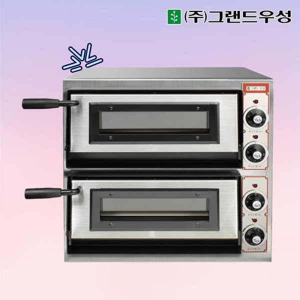 CI_[그랜드우성] 업소용 돌피자오븐 유리문 2단 555 (GW-CEPG 40) 상세 이미지 3