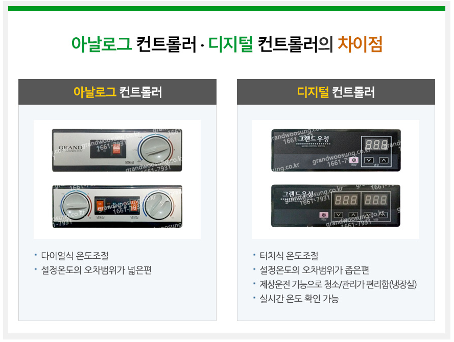 CI_[그랜드우성] 직냉식 냉장고+냉동고 510L 메탈 (CWSM-632RF_메탈) 상세 이미지 5