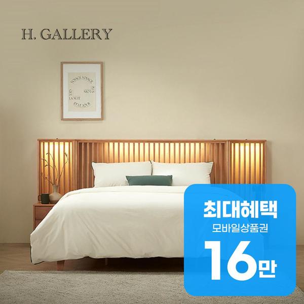 [한국갤러리] 아만 침대 세트 Q(침대프레임+스프링탑 5.0 매트리스+일반형 협탁 2개) (48개월) 상세 이미지 16