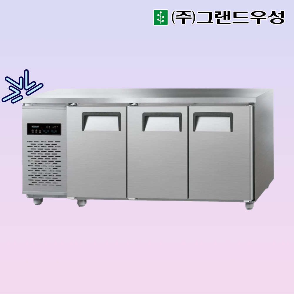 [그랜드우성] 직냉식 하냉장고 + 상냉동고 1120L (내부스텐) (36) CWSM-1242RF_내부스텐_하상 상세 이미지 1