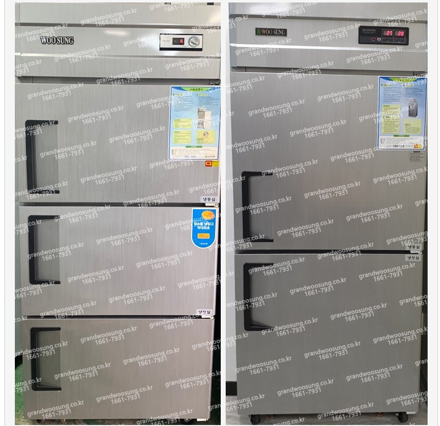 [그랜드우성] 직냉식 냉장고+냉동고 680L (메탈) (36) CWSM-831RF_메탈 상세 이미지 14