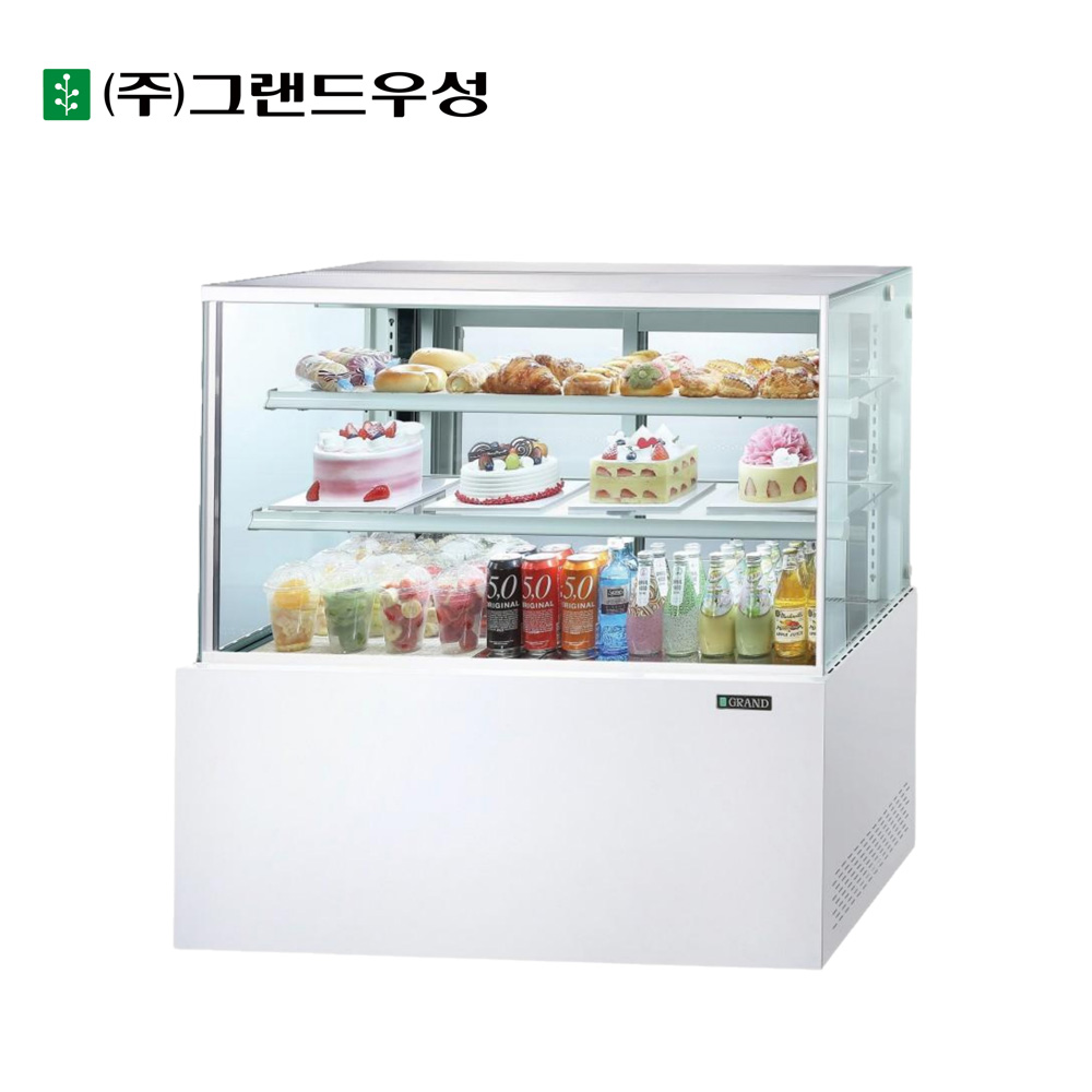 [그랜드우성] 간냉식 제과쇼케이스 1200 사각 뒷문형 3단 (올스텐) (36) GWBKRG12CF (올스텐) 상세 이미지 7