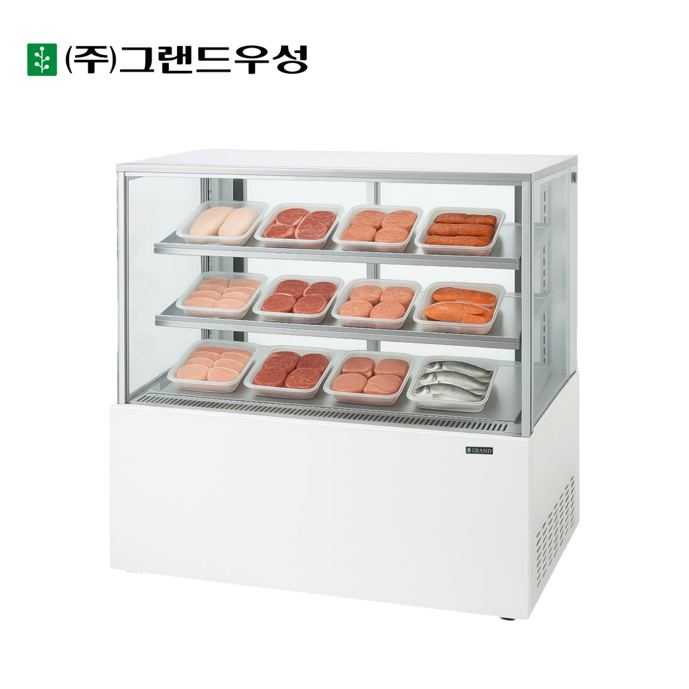 [그랜드우성] 간냉식 제과쇼케이스 1500 사각 뒷문형 3단 (블랙) (36) GWBKRG15CF (B) 상세 이미지 8