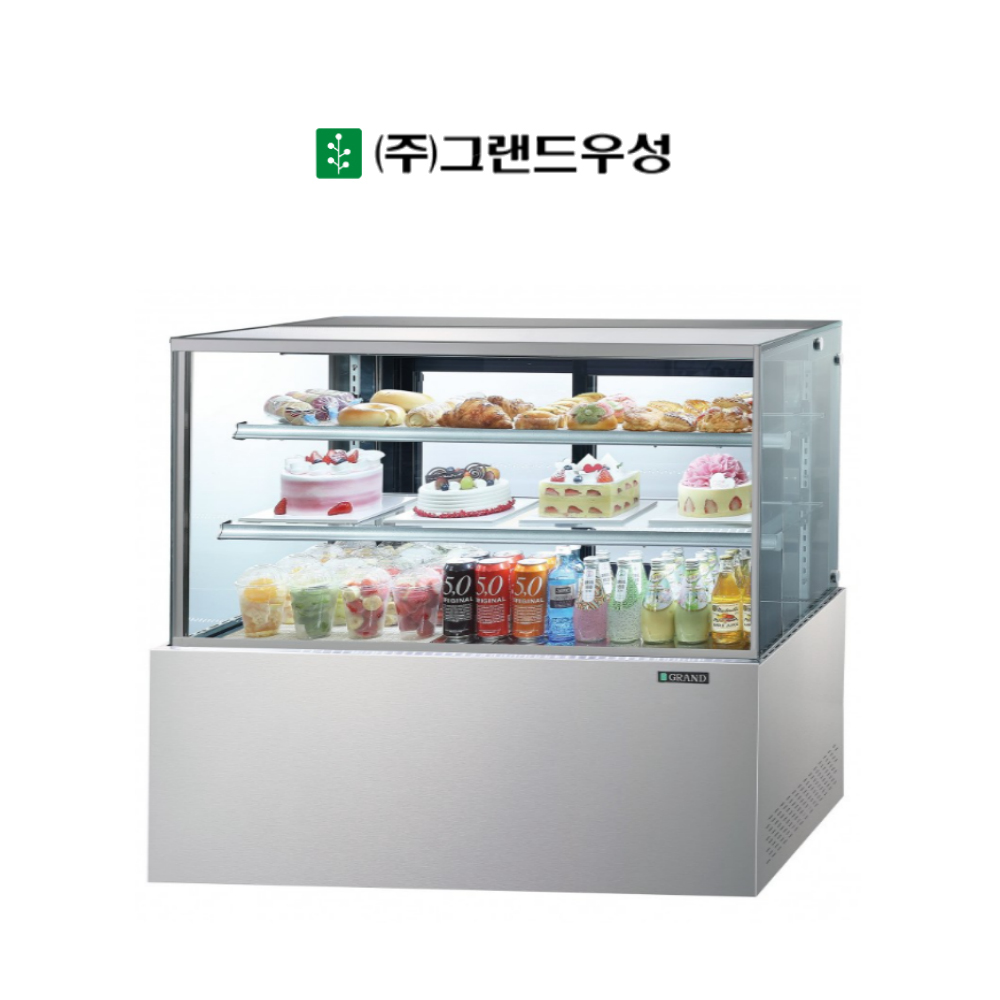 [그랜드우성] 간냉식 제과쇼케이스 1500 사각 뒷문형 3단 (올스텐) (36) GWBKRG15CF (올스텐) 상세 이미지 2