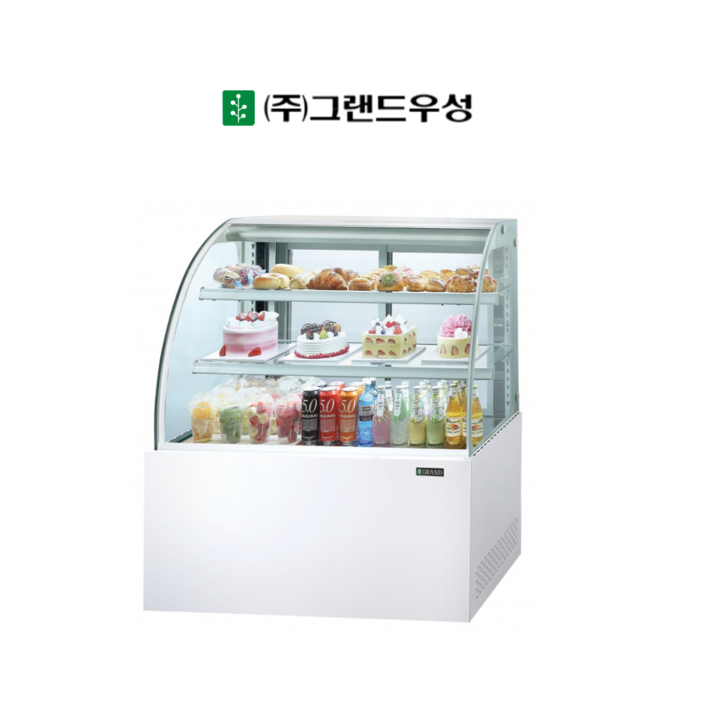 [그랜드우성] 간냉식 제과쇼케이스 900 곡면 뒷문형 3단 (올스텐) (36) GWBKXG09CF (올스텐) 상세 이미지 1
