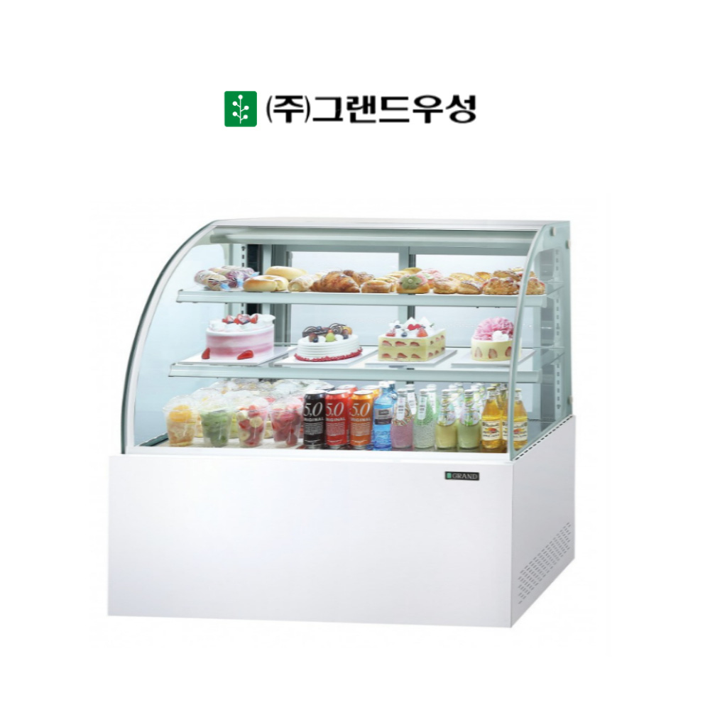 [그랜드우성] 간냉식 제과쇼케이스 1500 곡면 뒷문형 3단 (올스텐) (36) GWBKXG15CF (올스텐) 상세 이미지 2
