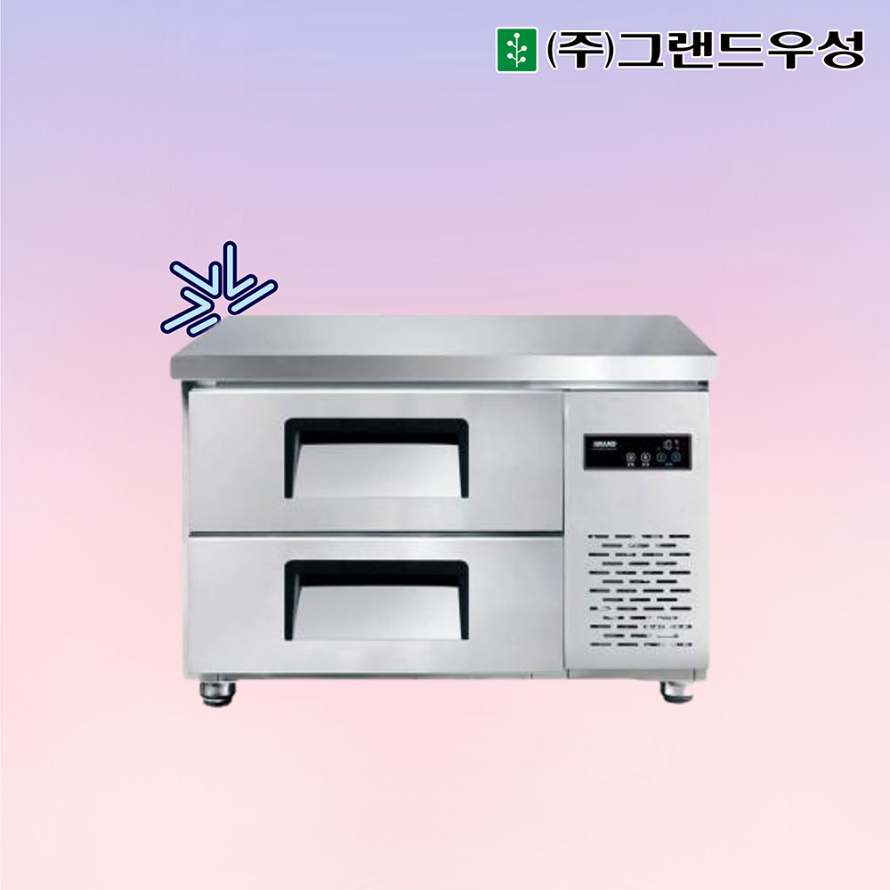 [그랜드우성] 간냉식 낮은 서랍 냉장고 130L (폭800) (36) GWFM-090LDT_L8 상세 이미지 3