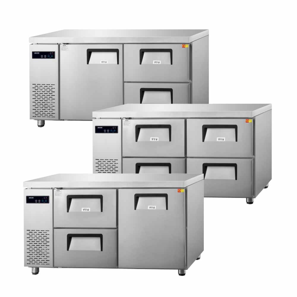 [그랜드우성] 간냉식 카페형 서랍 냉장고 250L (36) GWFM-120DT-2L 상세 이미지 4