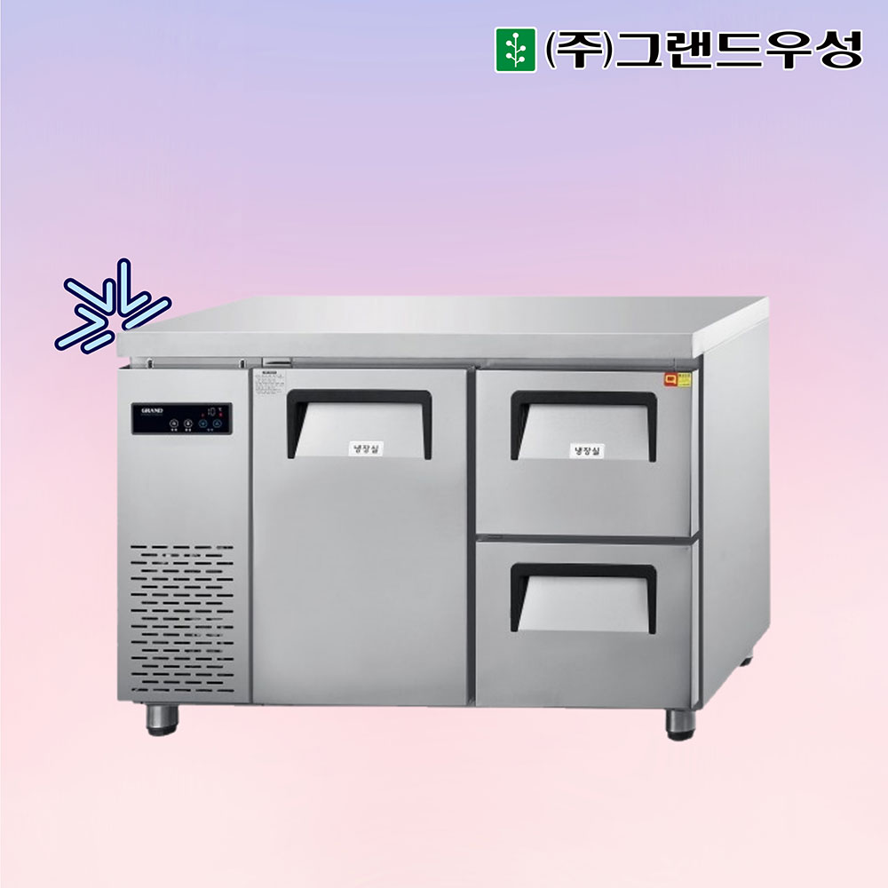 [그랜드우성] 간냉식 카페형 서랍 냉장고 250L (36) GWFM-120DT-4 상세 이미지 1