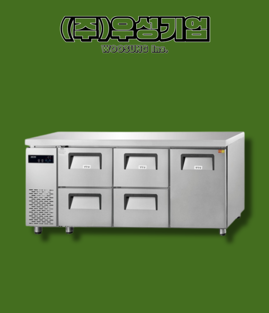 [그랜드우성] 간냉식 낮은 서랍 냉장고 310L (폭800) (36) GWFM-180LDT_L8 상세 이미지 1