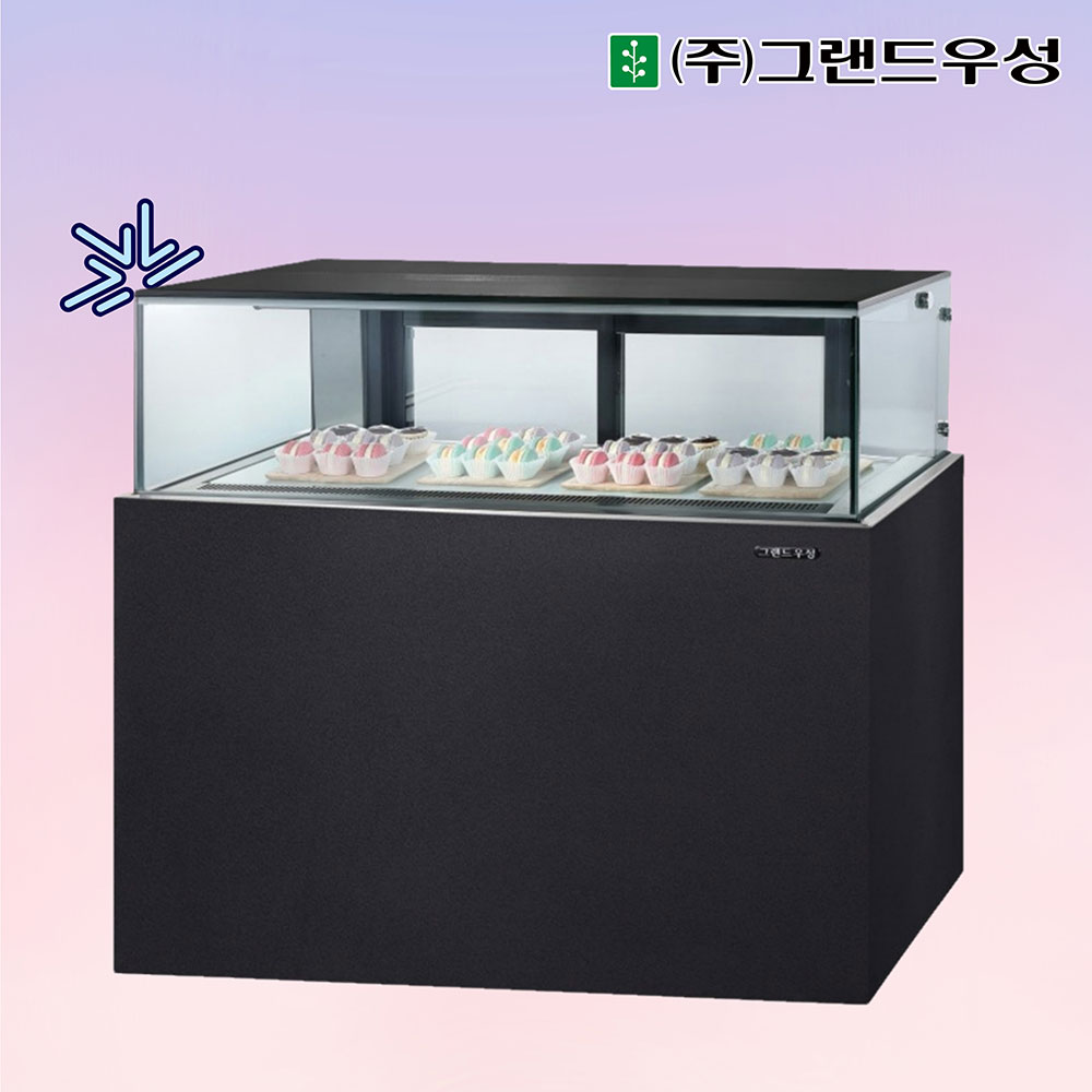 [그랜드우성] 간냉식 마카롱 쇼케이스 1500 사각 (블랙) (36) GWGMGG15DF (B) 상세 이미지 2