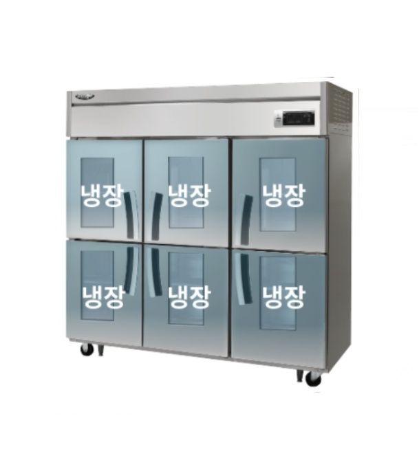 [라셀르] 직냉식 유리도어 냉장고 1700L급 (올스텐) (36) LD-1765R-3G 상세 이미지 2
