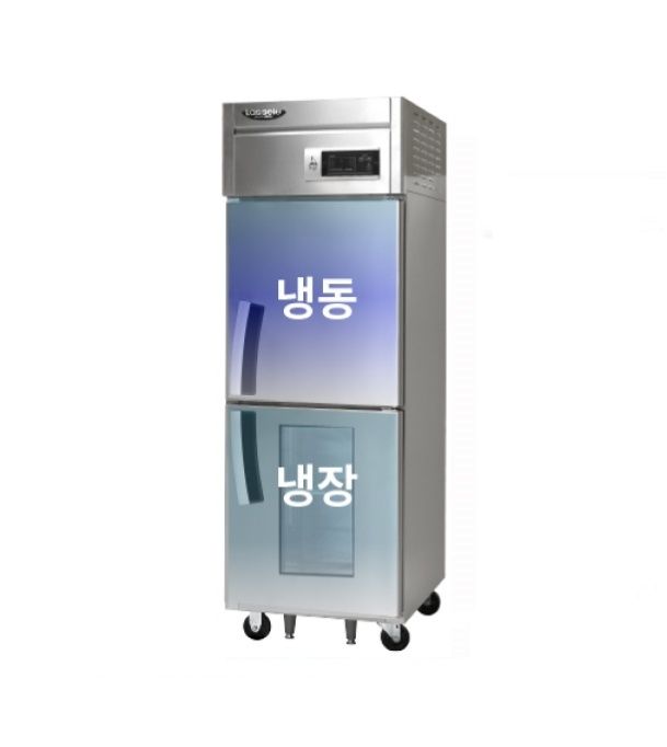 [라셀르] 직냉식 유리도어 냉장고+냉동고 600L급 (올스텐) (36) LD-625RF-1G 상세 이미지 2