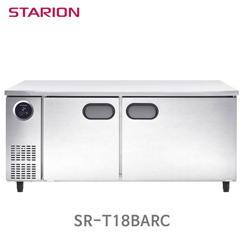 [스타리온] 직냉식 1800 테이블 냉장고 465L (내부스텐) (36) SR-T18BARC 상세 이미지 1