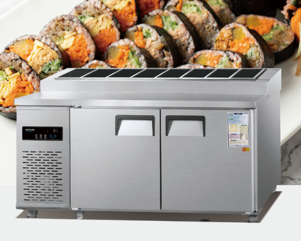 [그랜드우성] 직냉식 김밥 냉장고 370L (내부스텐) (36) CWSM-150RBT_내부스텐 (K) 상세 이미지 1