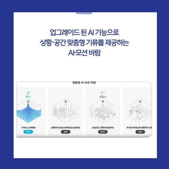 (1Q) 삼성 에어컨 무풍콤보 갤러리 매립 화이트 스탠드+벽걸이 17평+6평 (36) AF90H17D35WRY 상세 이미지 2