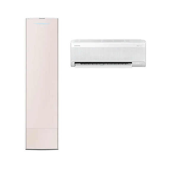 (1Q) 삼성 에어컨 무풍갤러리 AF9900일반 샴페인 스탠드+벽걸이 20평+6평 (60) AF80F20D27CRS