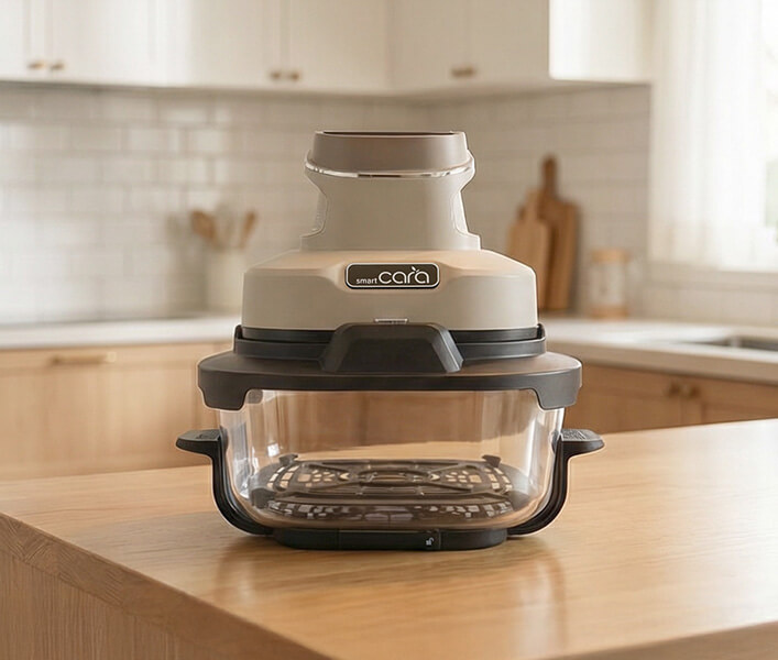 스마트카라 에어프라이어 4.5L+1.8L_AFN-045G 썸네일 2