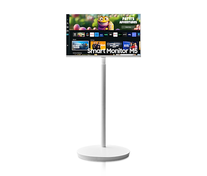 삼성_32인치_스마트모니터M5+이동형스탠드 썸네일 1