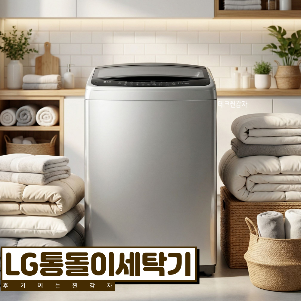 [LG] 통돌이 세탁기 17kg 미드프리 실버 (T17DX3A) 썸네일 2