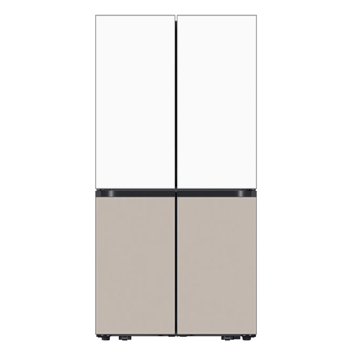 [삼성] 비스포크 AI 하이브리드 4도어 냉장고 910L 새틴화이트&새틴베이지 (RM70F91RMXJ) 썸네일 2