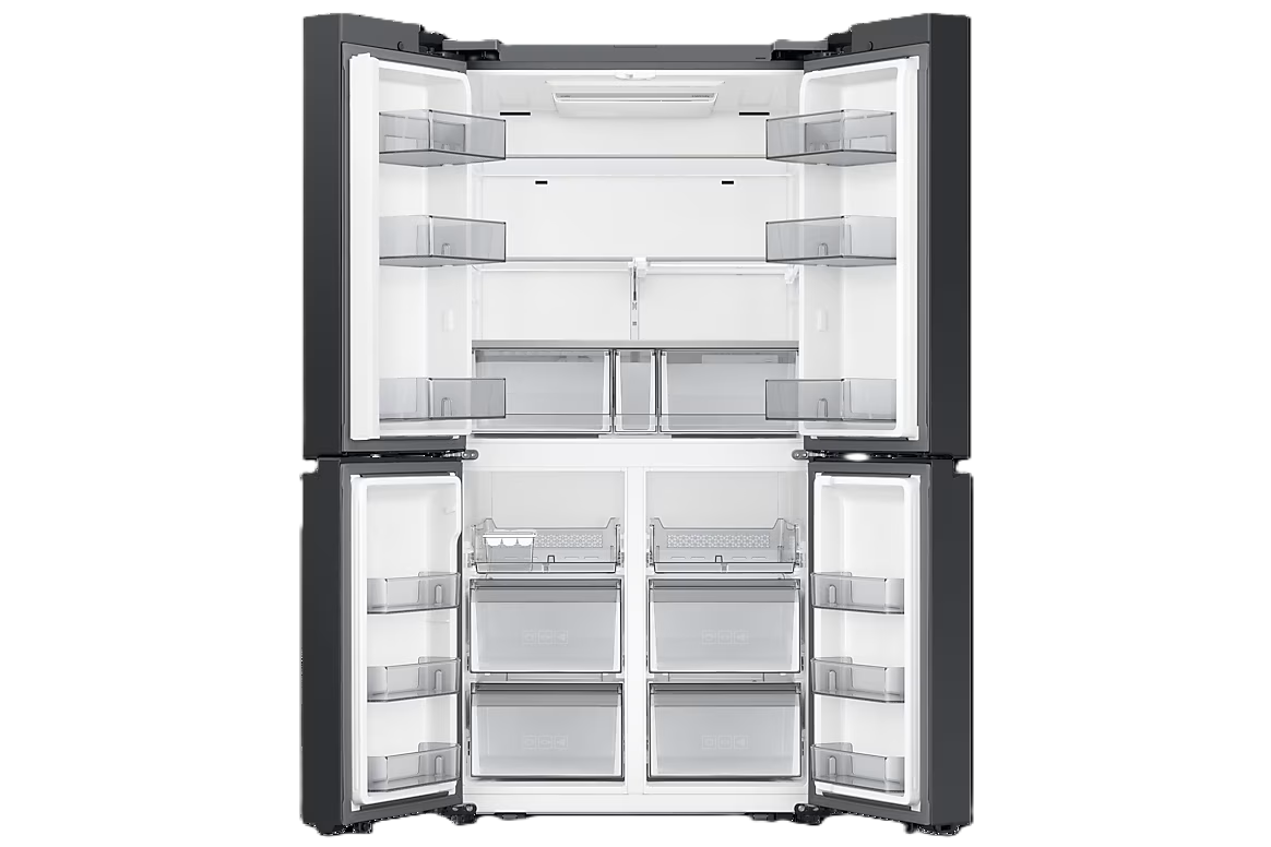 [삼성] 비스포크 AI 하이브리드 4도어 냉장고 910L 새틴화이트&새틴베이지 (RM70F91RMXJ) 썸네일 1