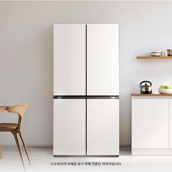 [LG] 디오스 오브제컬렉션 매직스페이스 냉장고 870L 베이지&베이지 (H875GBB111) 썸네일 2