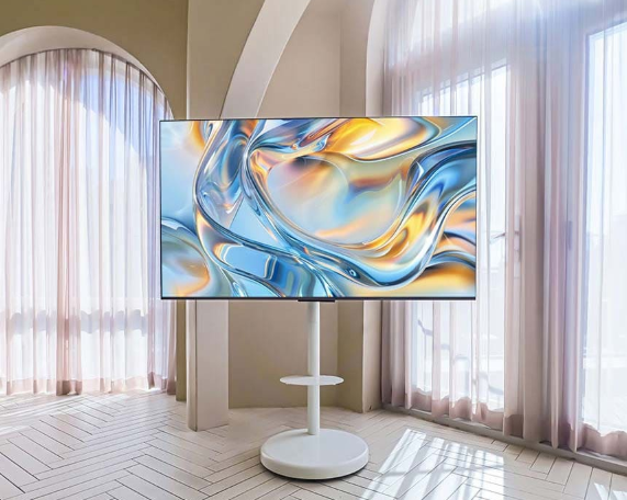[더함] 스마트 구글 5.0 OS 안드로이드 14 QLED TV 50인치 120Hz 화이트+이동형스탠드 (G504QW-5.0-삼텐바이미) 썸네일 2