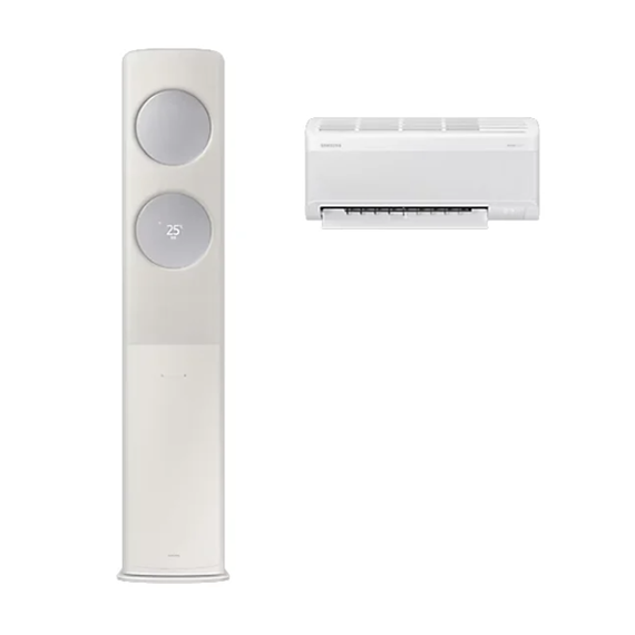 [삼성]클래식 BESPOKE (홈멀티/일반)17평형+6평형 산토리니 베이지/메탈릭 실버(바람문) (AF70F17D24ER1S)