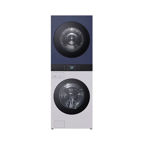 [LG] 트롬 AI 오브제컬렉션 워시타워 25kg+25kg 네이처네이비/네이처크림그레이 (WA2525MYZF)