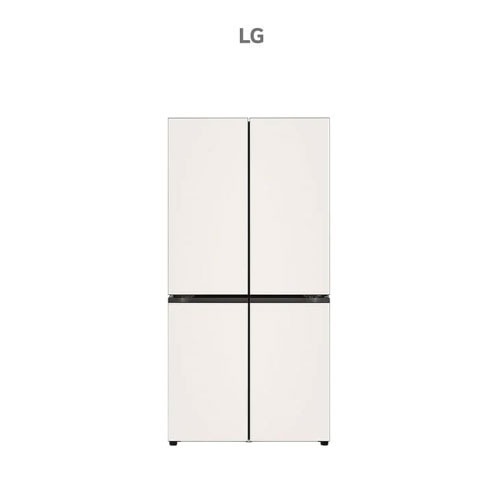 [LG]오브제컬렉션 냉장고 (더블매직스페이스) 871L 2등급(베이지&베이지)(M876GBB232_D)