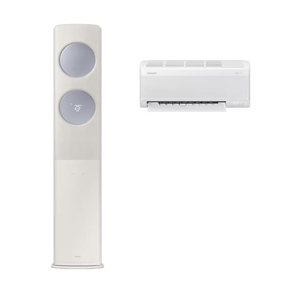 [삼성]클래식 BESPOKE (홈멀티/일반)19평형+6평형 산토리니 베이지/메탈릭 블루(바람문) (AF70F19D24ER2S)