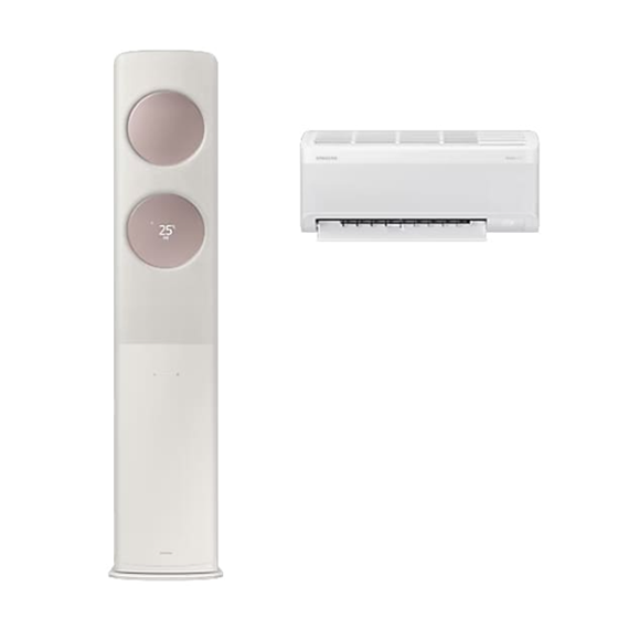 [삼성]클래식 BESPOKE (홈멀티/일반)19평형+6평형 산토리니 베이지/메탈릭 로즈골드(바람문) (AF70F19D24ER3S)