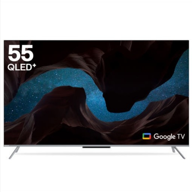 [인켈] 구글OS 스마트 50W사운드 QLED TV 55인치 스탠드(SQG550SW_ST) 썸네일 1