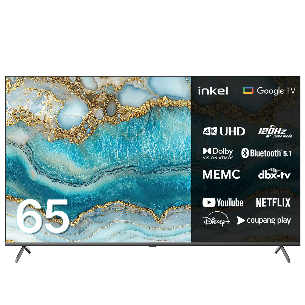 [인켈] DLG120Hz 구글 5.0 스마트TV 65인치 벽걸이(SUS650CHD_WA) 썸네일 1