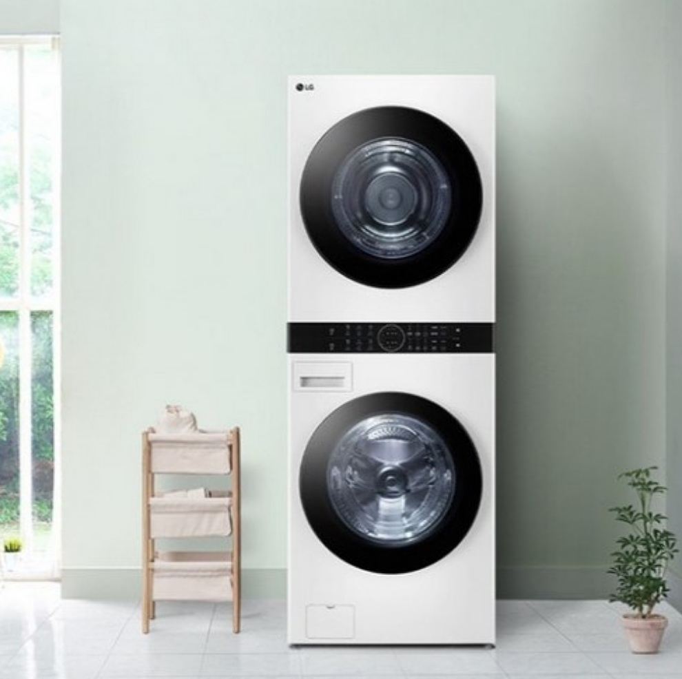 [LG] 트롬 오브제컬렉션 워시타워 23/20kg(그린/베이지) 1등급(W20EGAN) 썸네일 4