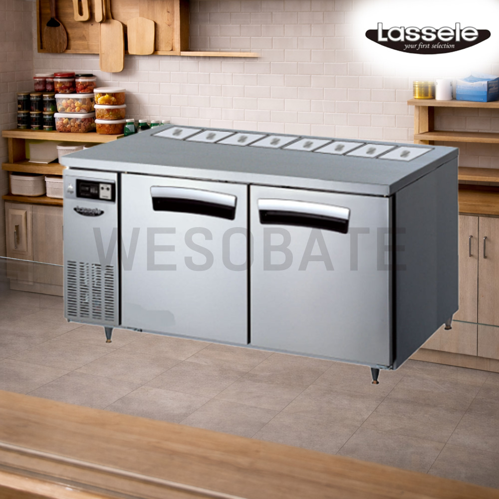 CI_[라셀르] 간냉식 뒷줄 반찬 테이블 냉장고 412L (올스텐) (LTB-1524R(B1)) 썸네일 4