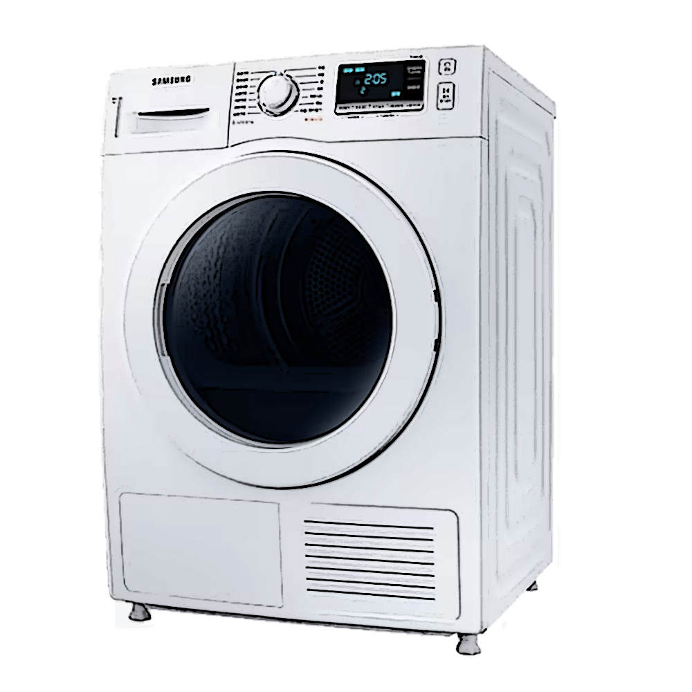 [삼성]건조기 9kg 화이트 DV90TA040KE 썸네일 1