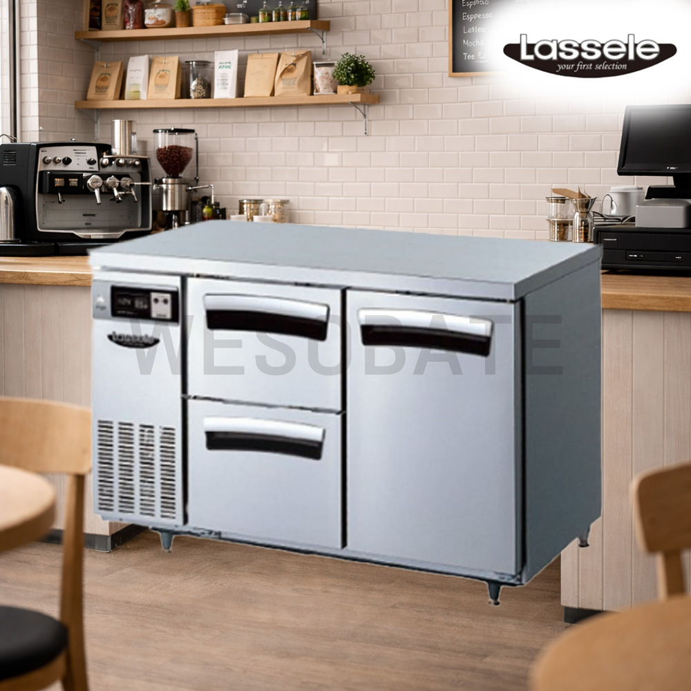 CI_★[라셀르] 우유서랍 1200 간냉식 냉장 테이블 (LT-1224R-DS) 썸네일 2