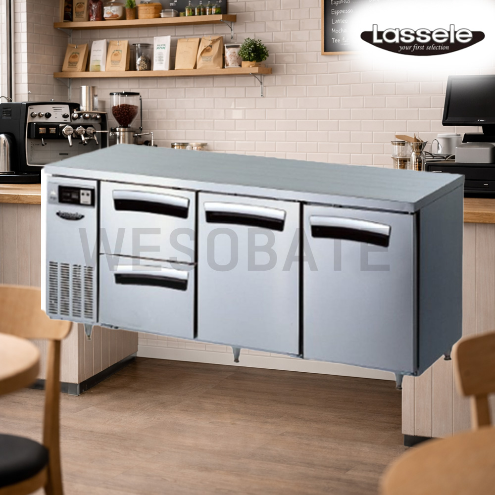 CI_★[라셀르] 우유서랍 1800 간냉식 냉장 테이블 (LT-1834R-DSS) 썸네일 2