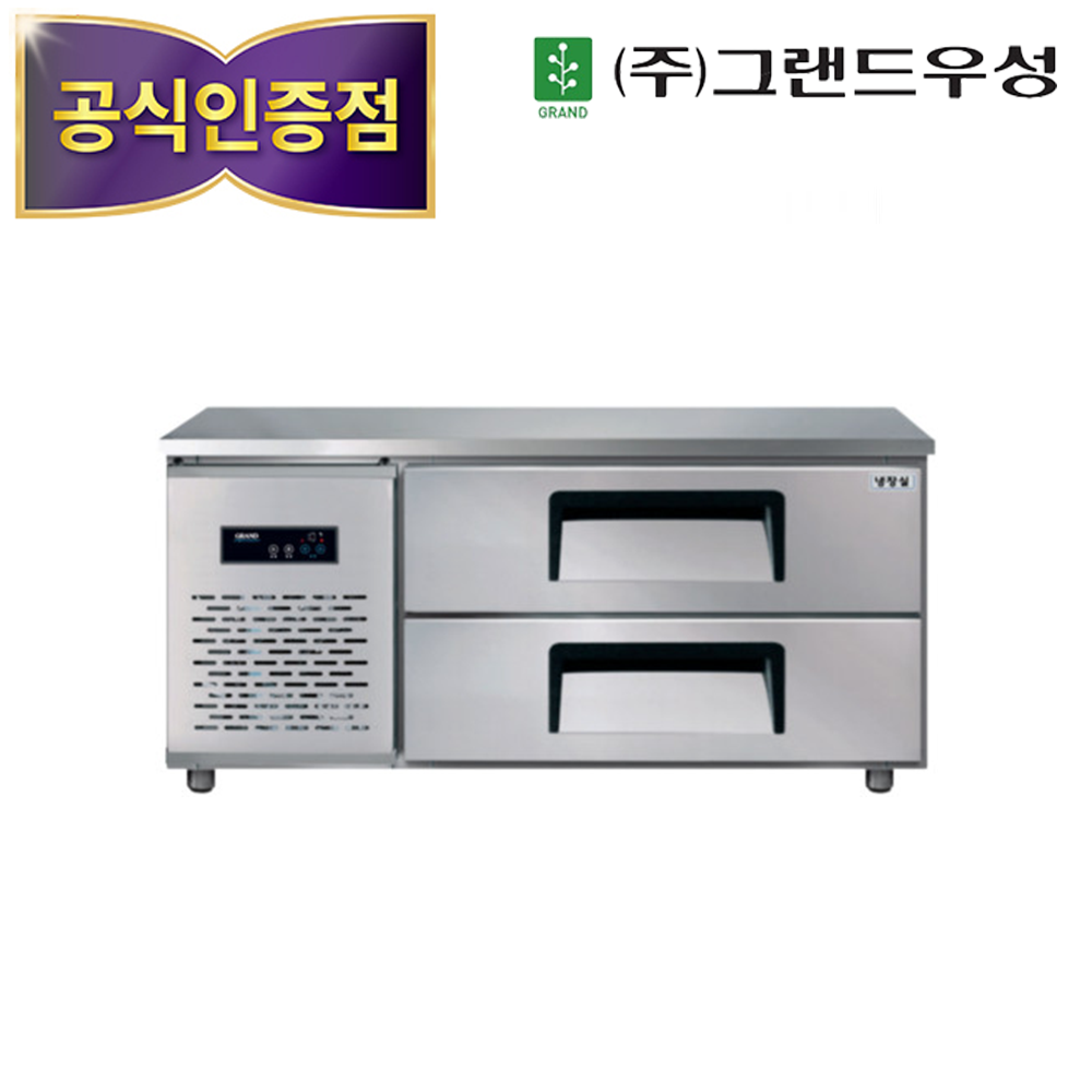 CI_[그랜드우성] 직냉식 테이블 냉동고 260L 올스텐 (CWSM-120FT_올스텐) 썸네일 2
