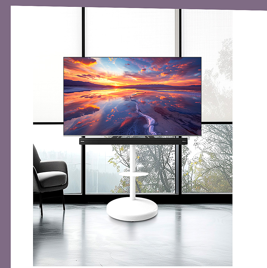 [더함]CHIQ 스마트 구글 5.0 OS _ 안드로이드 14 FHD _ QLED 40인치(화이트) 베젤+이동형스탠드(G404QW-5.0-삼텐바이미) 썸네일 4