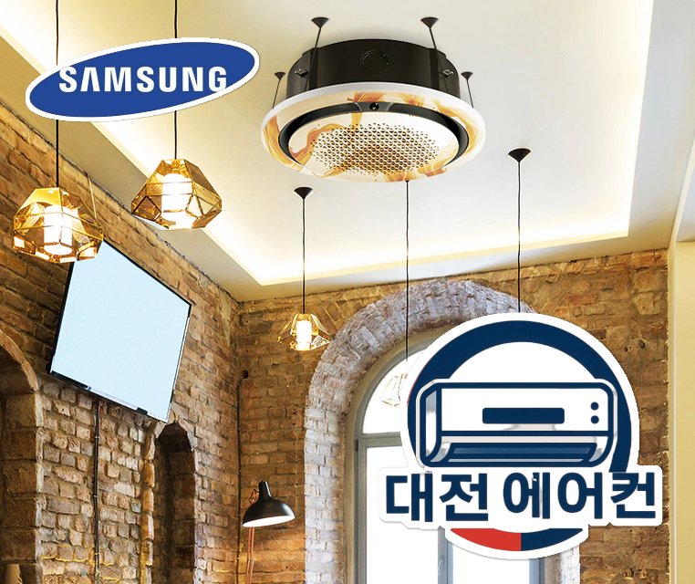 [삼성] 천장형 원형 냉난방기 40평형(삼상) (AC145CS6PHH1SY) 썸네일 2