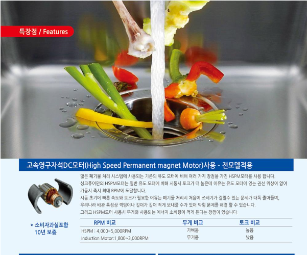 [싱크퓨어] 싱크퓨어 음식물처리기 (FWD-472 고급형) 썸네일 2