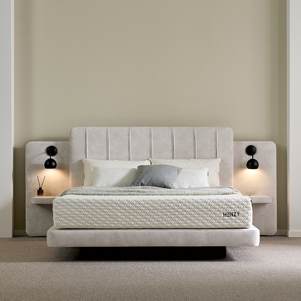 [헨지디자인] 로즈 침대 k + 헨지매트리스 k set  (48개월)